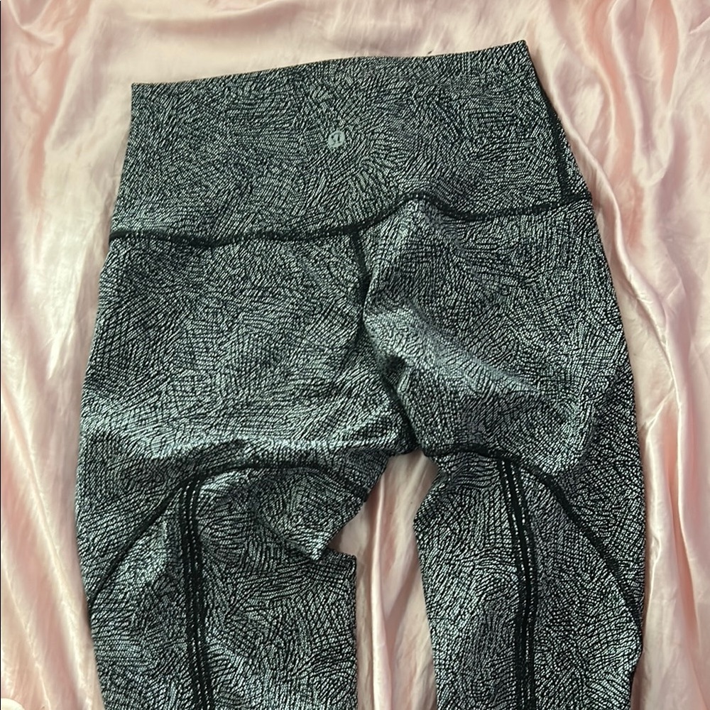 Lululemon Athletica Black Leggings High Waist Moisture-Wicking